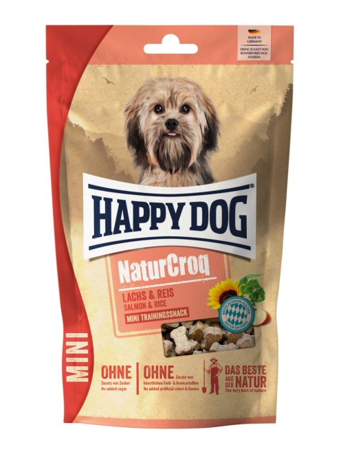 Happy Dog Natur-Croq Mini Trainingssnack 100g Lazac 