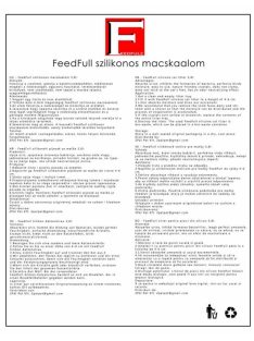 8x Feedfull 3,8l szilikonos macskaalom