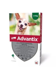 ADVANTIX Spot on 4kg alatti kutyáknak 4x0,4ml