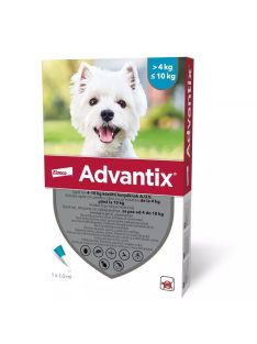 ADVANTIX Spot on 4-10kg közötti kutyáknak 4x1ml