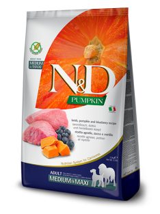 N&D Pumpkin Dog bárány és áfonya adult medium/maxi 12kg