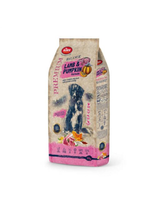 alicePROFESSIONAL 17kg Adult Balance Lamb&Pumpkin száraztáp