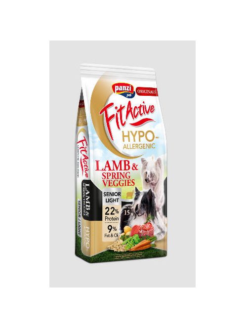 Panzi FitActive Originals 15kg Adult Senior/Light Hypoallergenic Bárány&Tavaszi zöldségek