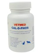CAL-D-PHOS Fog- és csonterősítő vitamintabletta kutyáknak és macskáknak 75db