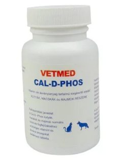   CAL-D-PHOS Fog- és csonterősítő vitamintabletta kutyáknak és macskáknak 75db