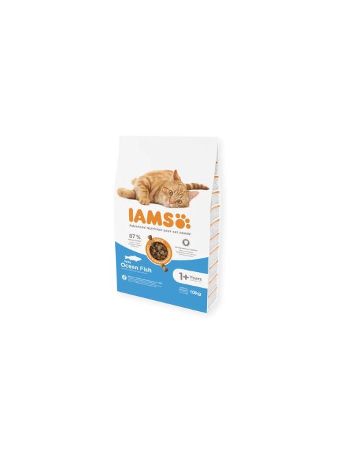 IAMS for Vitality 10kg száraz macskatáp Tengeri hallal