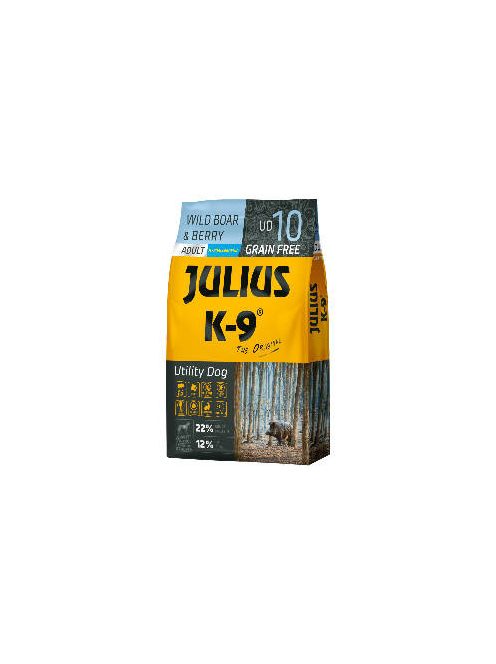 JULIUS K-9 Utility Dog Hypoallergenic Vaddisznó, Bogyósgyümölcsök száraztáp 10kg - Felnőtt kutyák részére