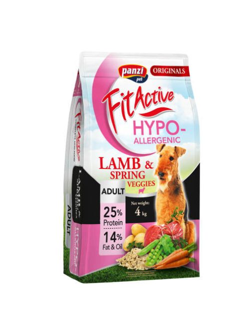 Panzi FitActive Originals 4kg Adult Hypoallergenic Bárány&Tavaszi zöldségek