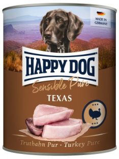 6x Happy Dog 800g Texas Pur Pulyka