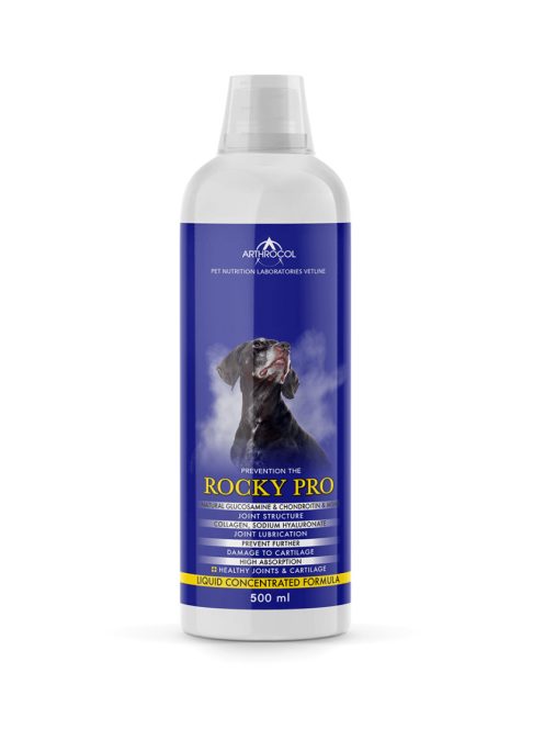 Arthrocol Rocky Pro kollagénnel dúsított ízületvédő kutyáknak 500 ml