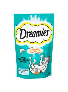 Dreamies jutalomfalat macskák számára 60g Lazaccal