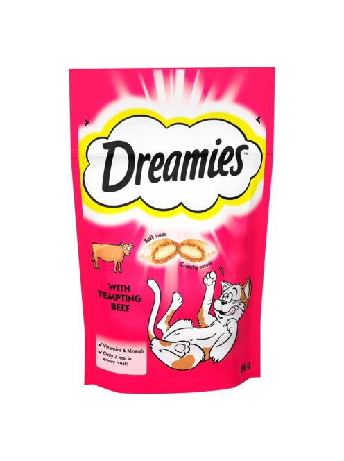 Dreamies jutalomfalat macskák számára 60g Marhahússal