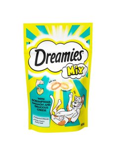   Dreamies jutalomfalat macskák számára 60g  Mix Lazaccal és sajttal