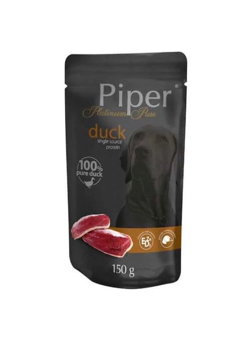 Piper Platinum Pure Kacsa alutasakos kutyaeledel 150g