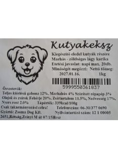 Feedfull Marhás Zöldséges Lágy Karika 1kg