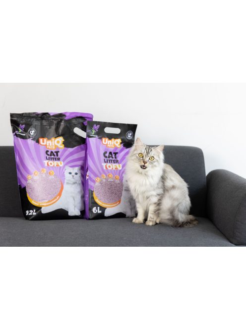 UNIQ PETS MACSKAALOM TOFU biológiailag lebomló levendula illattal 5 kg (UCL0004)