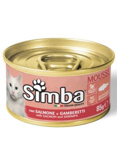 Simba Cat 85g Mousse Lazac és Garnéla