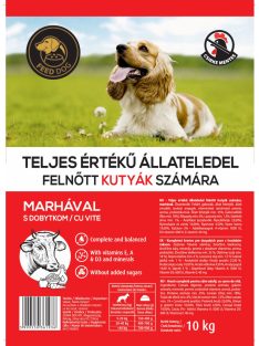 FeedDog 10kg Marhás Kutyatáp CSIRKEMENTES