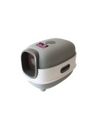 UNIQ PETS KittyCabin Cosmo Zárt Macskaalomtálca lapáttal, szürke, 56x39x40 cm (ULB0003-A)