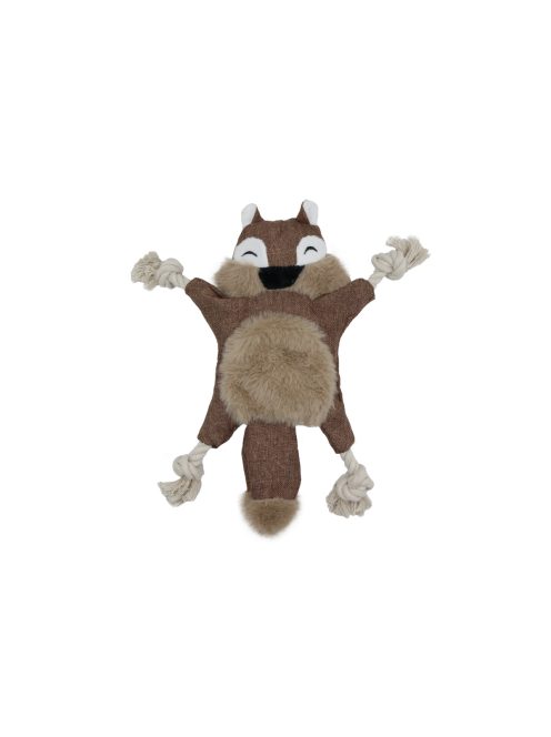 UNIQ PETS Plüss Kutyajáték, Zörgő Mókus 28x26cm (UDT0215-C)