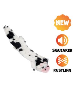   UNIQ PETS plüss kutyajáték – közepes méretű tehén sípolóval, 45x10cm (UDT0223)