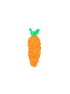   UNIQ PETS plüss kutyajáték – sípolós zsenília répa, 28x10 cm (UDT0240-B)