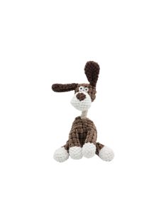   UNIQ PETS plüss kutyajáték – sípolós, ülő kutya 24x14 cm (UDT0209-C)