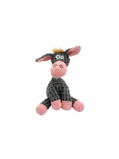   UNIQ PETS plüss kutyajáték – sípolós, ülő szamár, 24x14cm (UDT0209-A)
