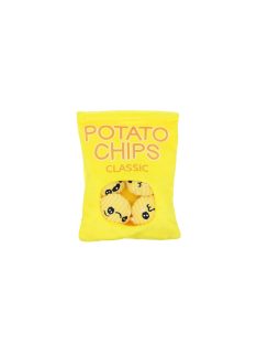   UNIQ PETS plüss kutyajáték chipses zacskó – zsinóros ropogós jutalomfalat-utánzatokkal és sípolóval 15x20cm (UDT0241-B)