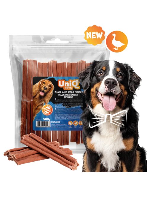 UNIQ PETS KUTYASNACK Kacsa és Körterudacskák 500g (UDS0124)