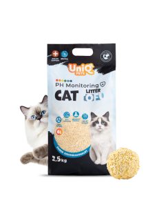   UNIQ PETS Tofu PH Monitoring Macskaalom Biológiailag Lebomló Illatmentes 2,5kg (UCL0013)