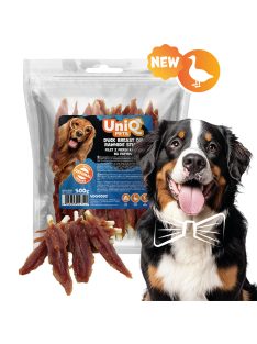   UNIQ PETS KUTYASNACK Préselt Bőrrúd Kacsamellel 500g (UDS0093)