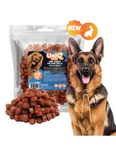   UNIQ PETS KUTYASNACK Nyúl és Tőkehaltekercsek 500g (UDS0079)