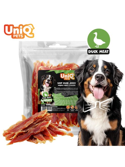 UNIQ PETS KUTYASNACK Kacsamell szeletek 500g (UDS0089)