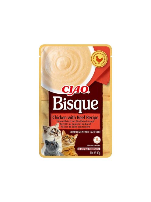 Ciao Bisque, csirkével és marhával 40g EU854