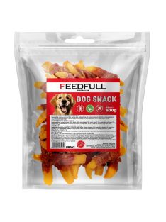   Feedfull Premium Kacsatekercs Édesburgonyával kutya jutalomfalat 500g (FP042)