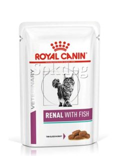Royal Canin Cat Renal Fish Pouch 12*85g