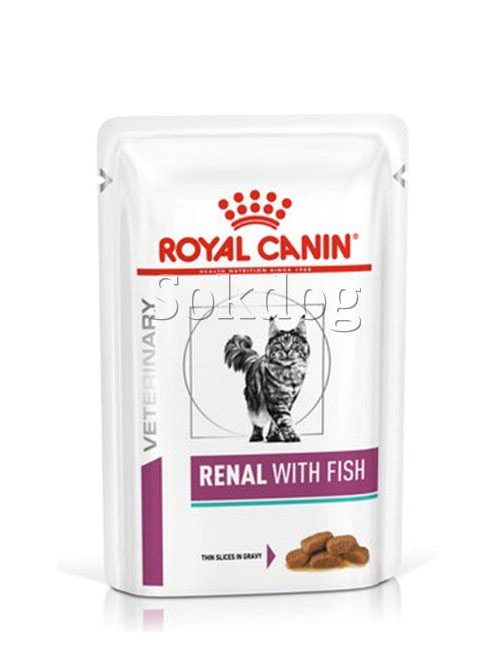 Royal Canin Cat Renal Fish Pouch 12*85g