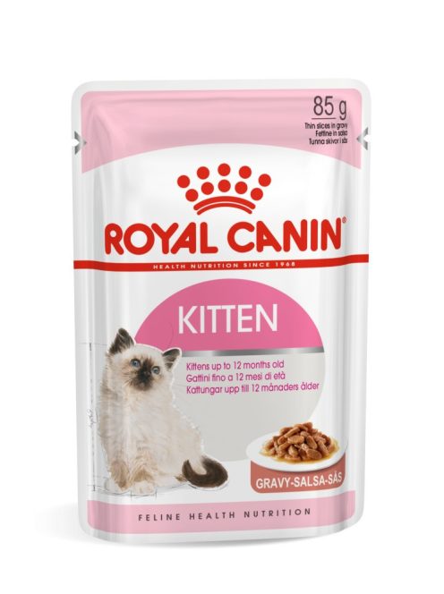 ROYAL CANIN KITTEN GRAVY - kölyök macska szószos nedves táp (12*85g)