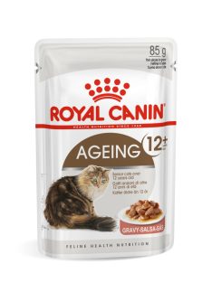   ROYAL CANIN AGEING 12+ GRAVY - idős macska szószos nedves táp  (12*85g)