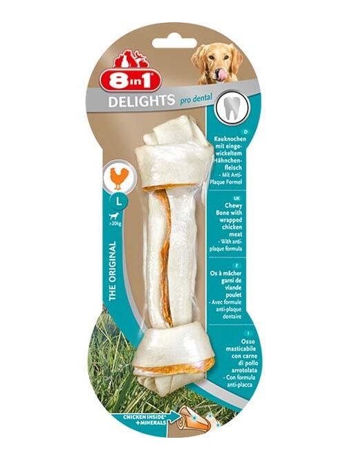 8in1 Delights Pro Dental rágócsont L 100g