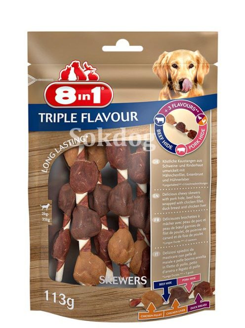 8in1 Triple Flavour Skewers jutalomfalatok (6db/cs.)