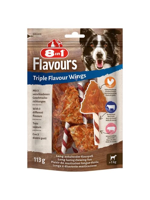 8in1 Triple Flavour Wings jutalomfalatok (6db)