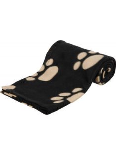Barney pléd fekete, tappancsos 150*100cm (37182)