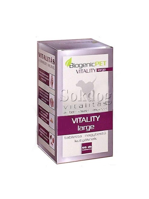 BiogenicPet Vitality Large 60 tabletta