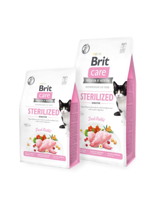Brit Care Cat Sterilised Sensitive Rabbit 2kg