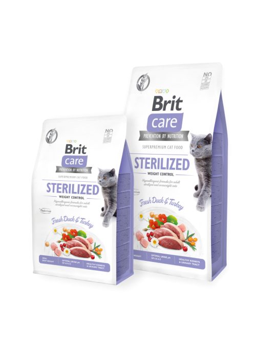 Brit Care Cat Sterilised Weight Control Duck and Turkey 0,4kg