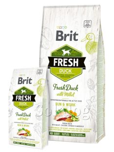 Brit Fresh Adult Active Dogs Duck & Millet 2,5kg