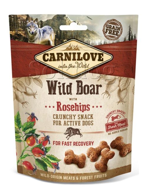 CarniLove Crunchy Snack Wild Boar & Rosehip 200g