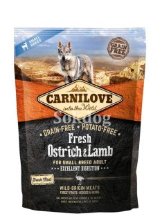 CarniLove Fresh Ostrich & Lamb Adult Small 1,5kg